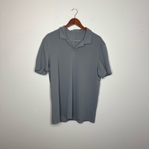 lululemon athletica Other - Lululemon Light Cast gray Warped Sense Polo‎ Shirt